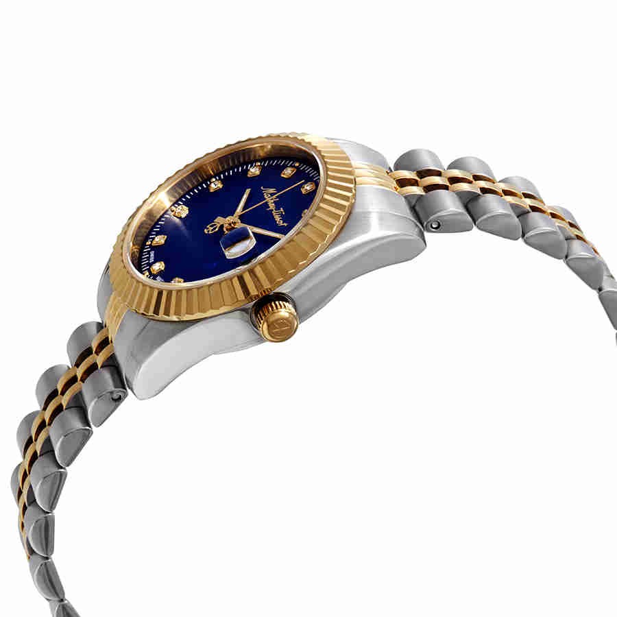 Mathey-Tissot Rolly III Crystal Blue Dial Ladies Watch D810BBU