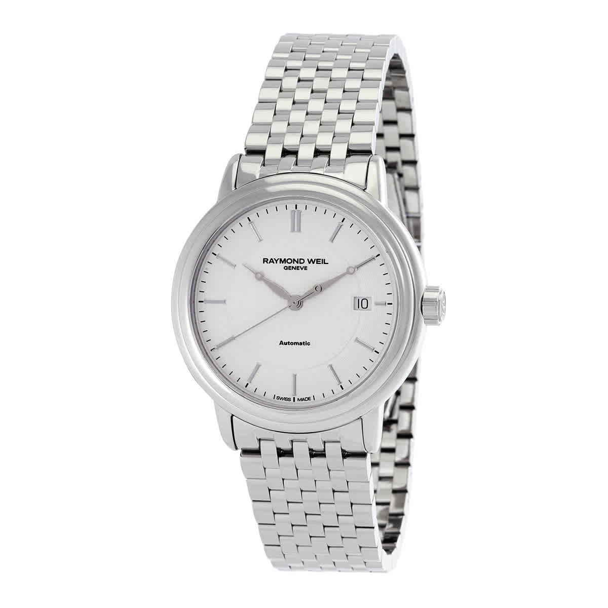 Raymond Weil Maestro Automatic White Dial Men's Watch 2837-ST-30001