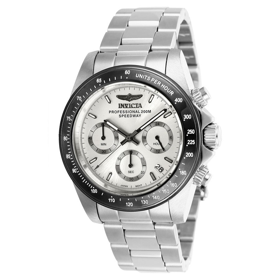 Invicta Speedway Chronograph Quartz Silver Dial Men's Watch 26111