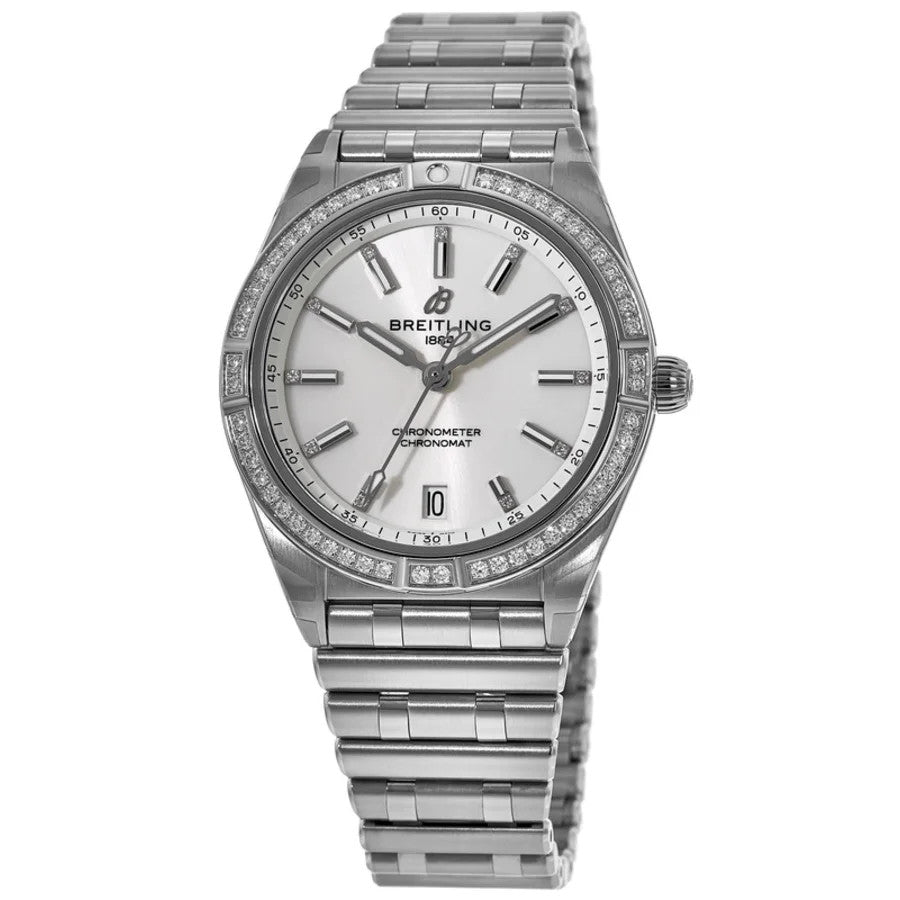 Breitling Chronomat Automatic 36 White Dial Women's Watch A10380591A1A1