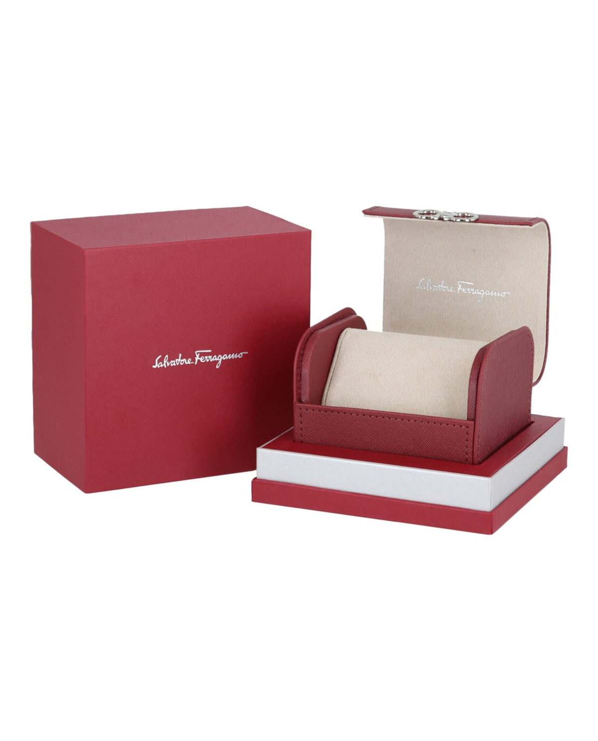 Salvatore Ferragamo Mens Rose Gold 43mm Strap Fashion Watch SFKF00423