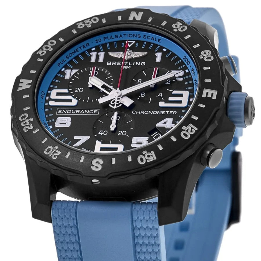 Breitling Endurance Pro 44 Black Dial Light Blue Men's Watch X82310281B1S2