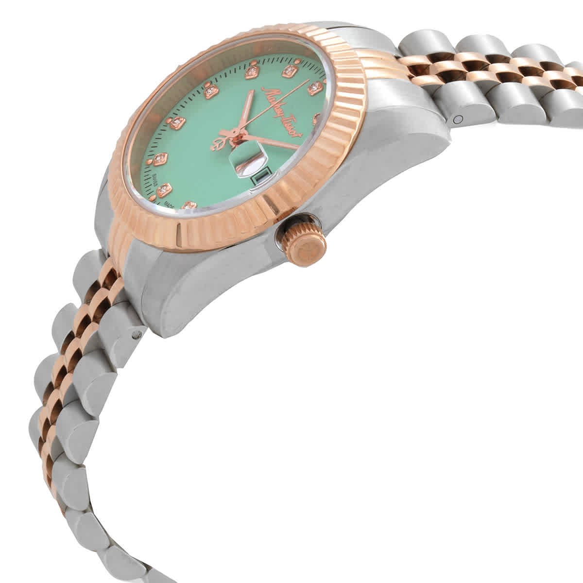 Mathey-Tissot Mathy III Quartz Green Dial Ladies Watch D810RV