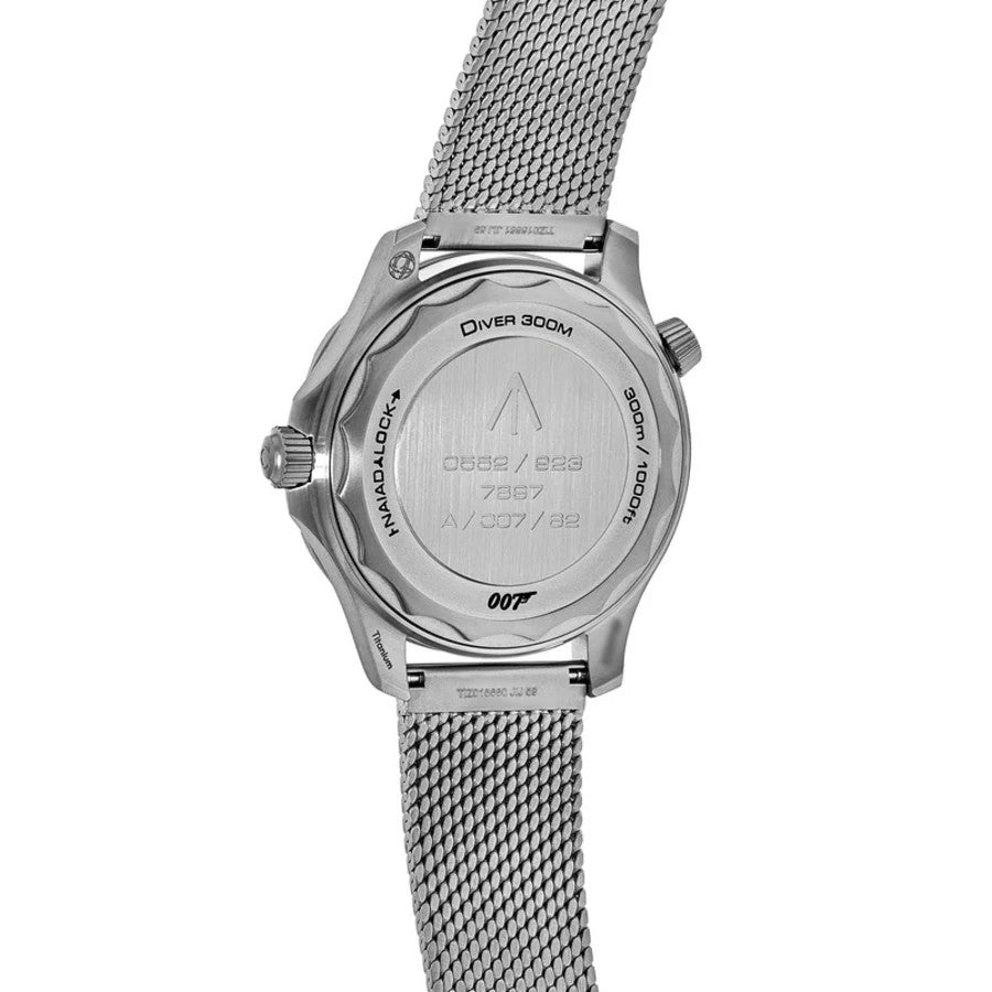 Omega Seamaster Diver 300m James Bond 007 Edition "No Time To Die" Titanium Men's Watch 210.90.42.20.01.001