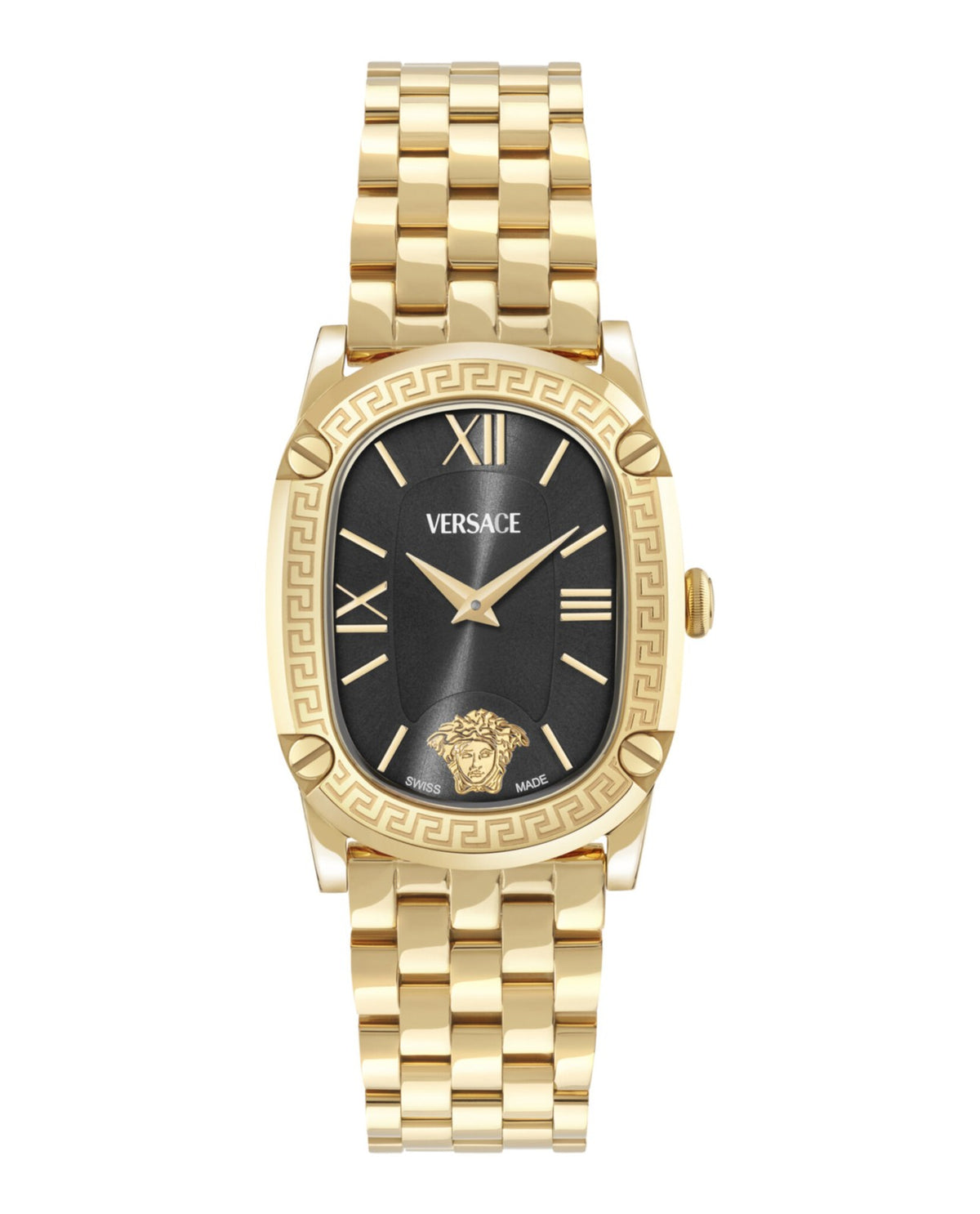 Versace Couture Women’s Watch, Swiss Made Luxury Designer Watch with Black