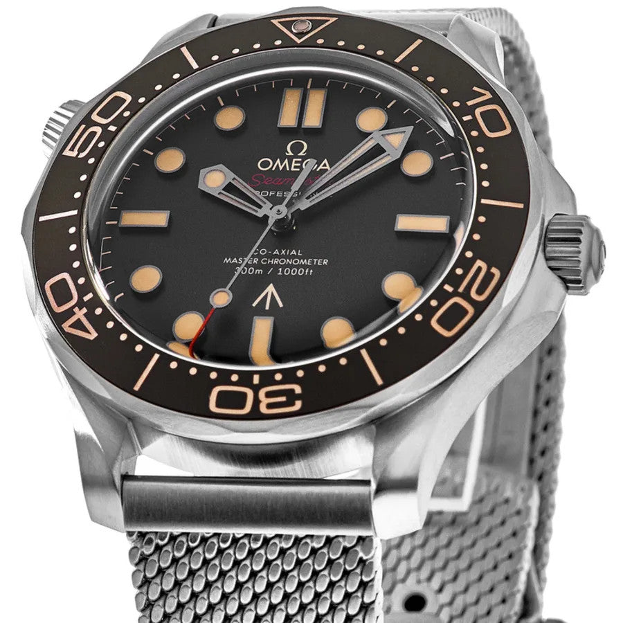 Omega Seamaster Diver 300m James Bond 007 Edition "No Time To Die" Titanium Men's Watch 210.90.42.20.01.001
