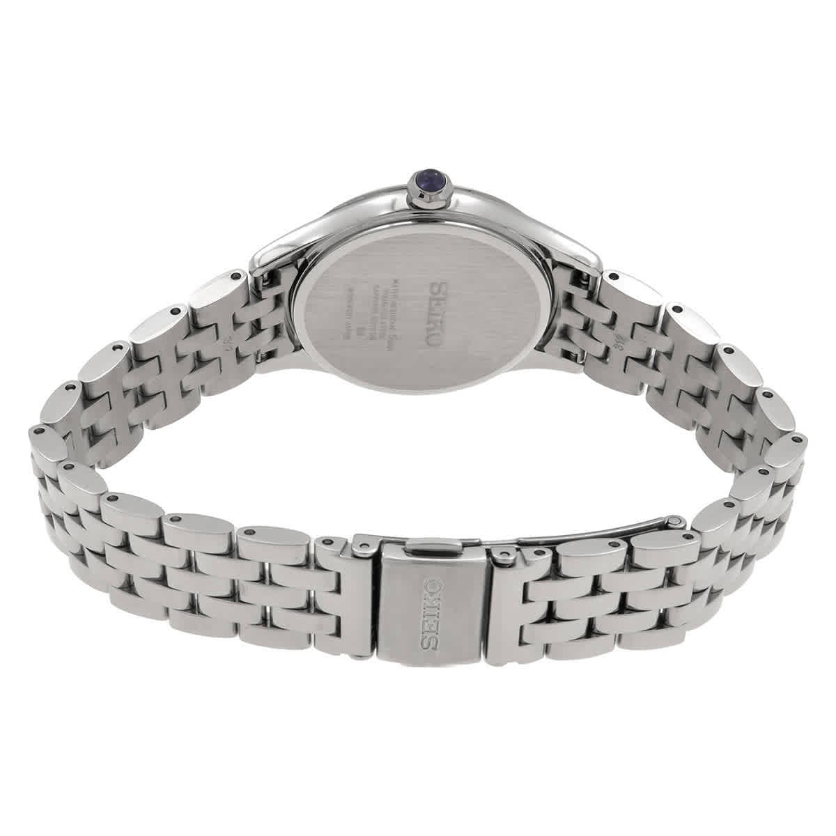 Seiko Classic Quartz White Dial Ladies Watch SUR609P1