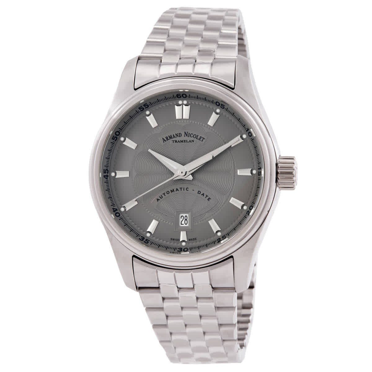 Armand Nicolet MH2 Automatic Grey Dial Men's Watch A640A-GR-BMA22640A