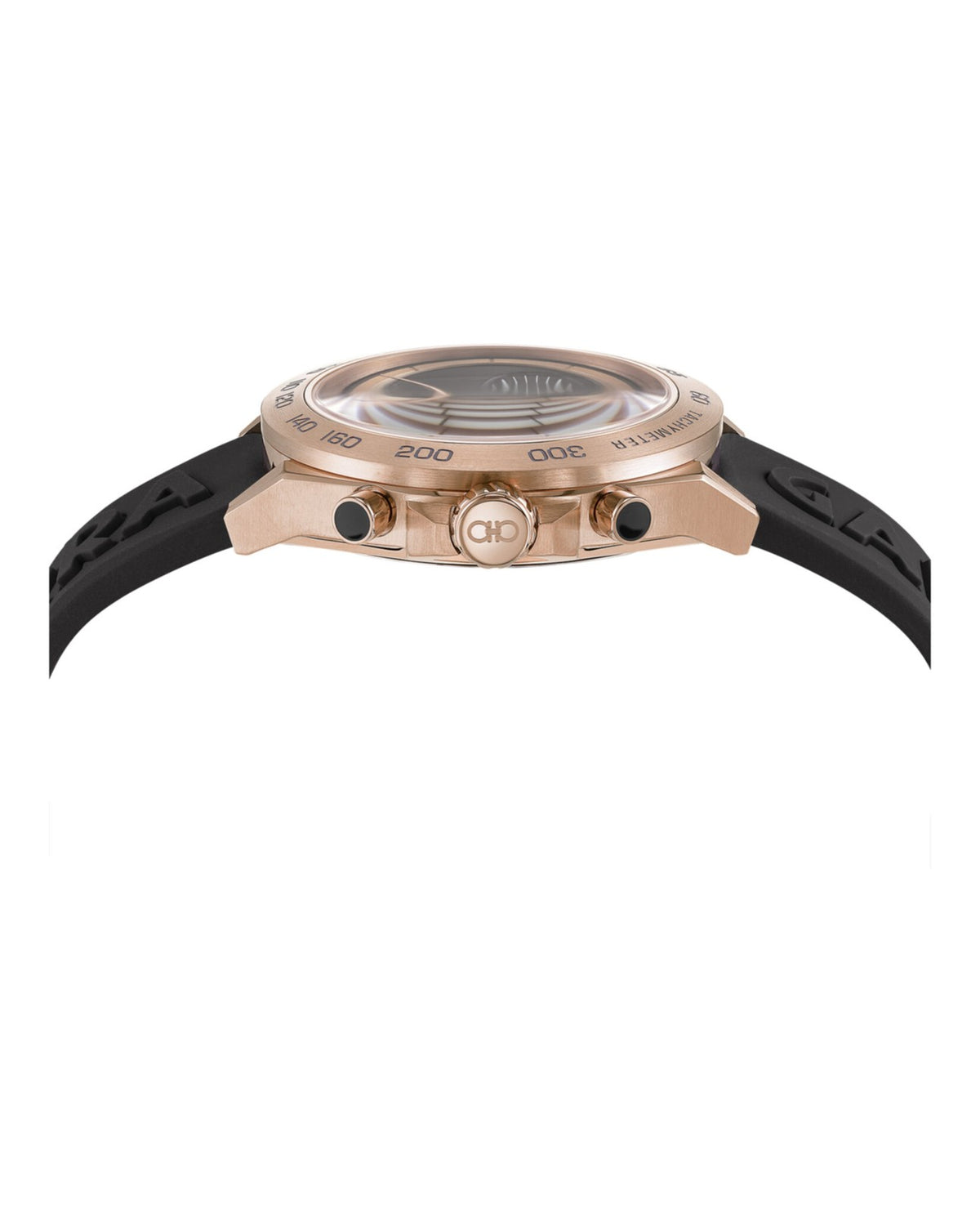 Salvatore Ferragamo Mens Rose Gold 43mm Strap Fashion Watch SFKF00423