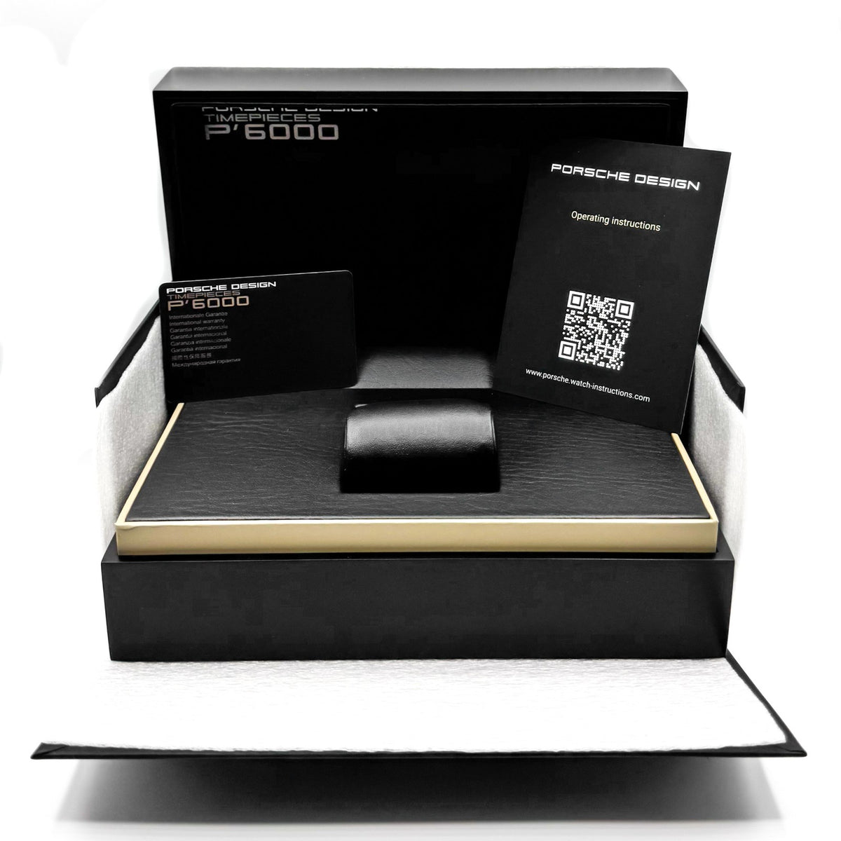 Porsche Design P6350 Flat Six 44mm Automatic Men’s Watch P.635043040275