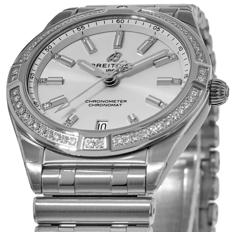 Breitling Chronomat Quartz 32 Diamond Dial & Women's Watch A77310591A1A1