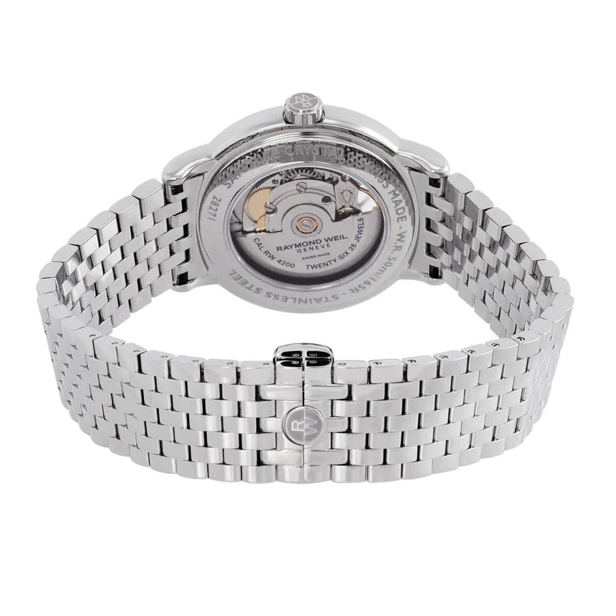 Raymond Weil Maestro Automatic White Dial Men's Watch 2837-ST-30001