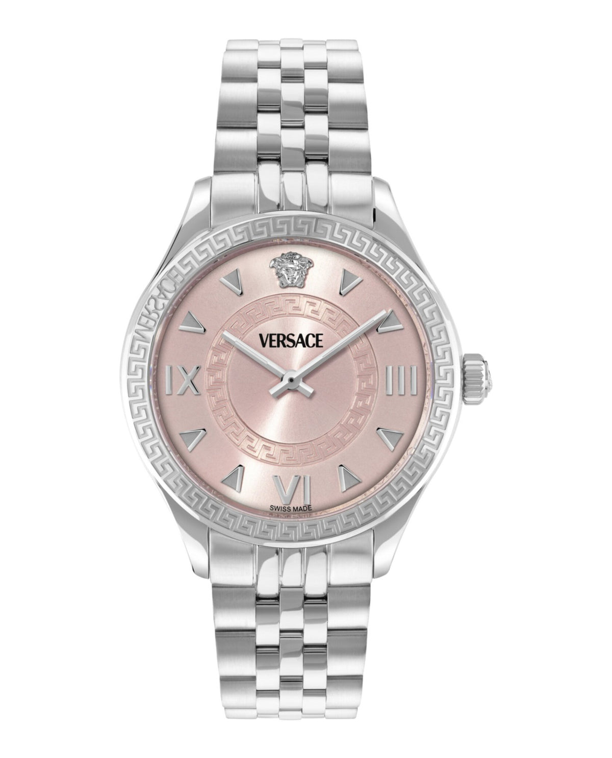 Versace Womens Stainless Steel 35mm Bracelet Fashion Watch