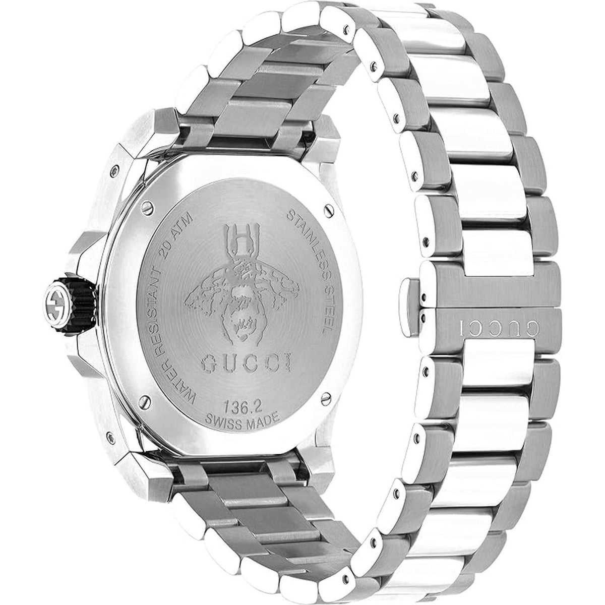 Gucci YA136222 Men's Dive Green Dial Quartz Watch