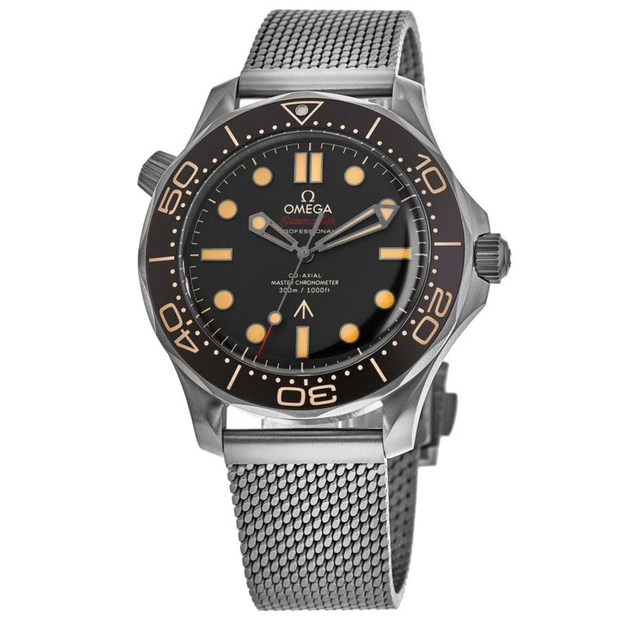 Omega Seamaster Diver 300m James Bond 007 Edition "No Time To Die" Titanium Men's Watch 210.90.42.20.01.001