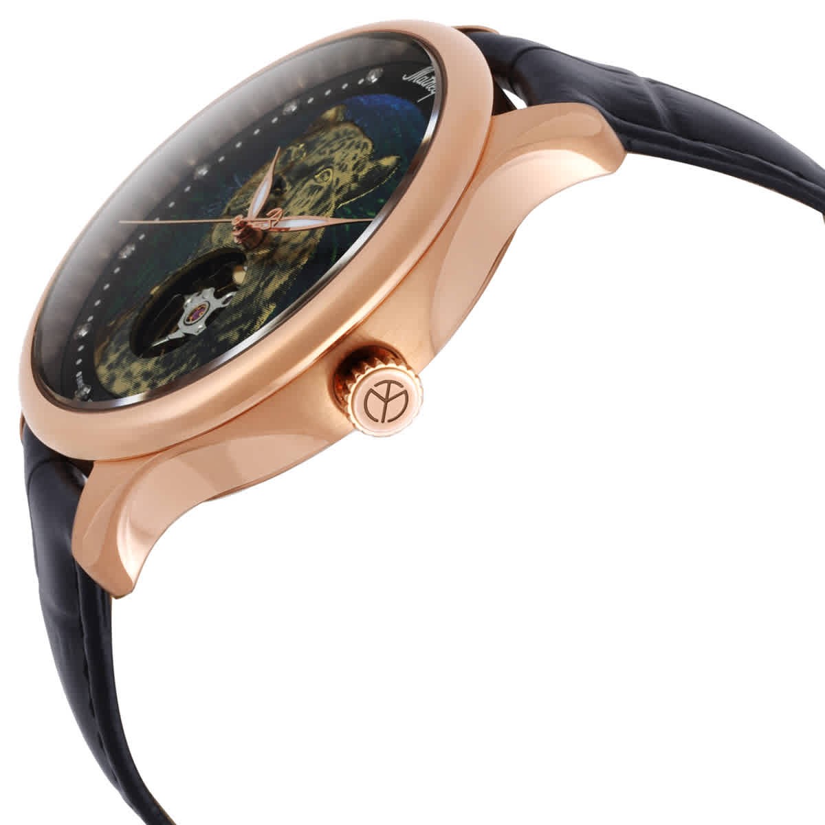 Mathey-Tissot Edmond Auto Handcrafted Multi-Color Dial Men's Watch MC1886PLEO