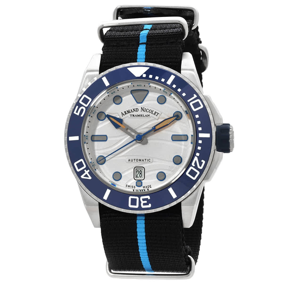 Armand Nicolet JSH Automatic White Dial Men's Watch A480PGU-AU-BN24480AANU
