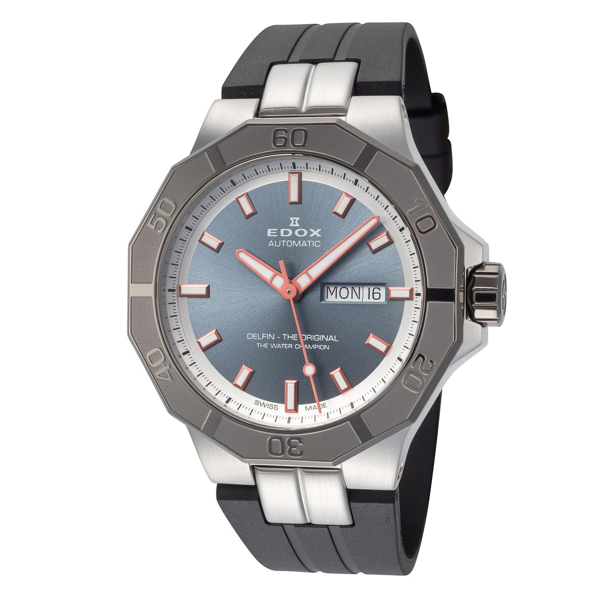 Edox Men's Delfin The Original 43mm Automatic Watch 88008-3GCA-BGO