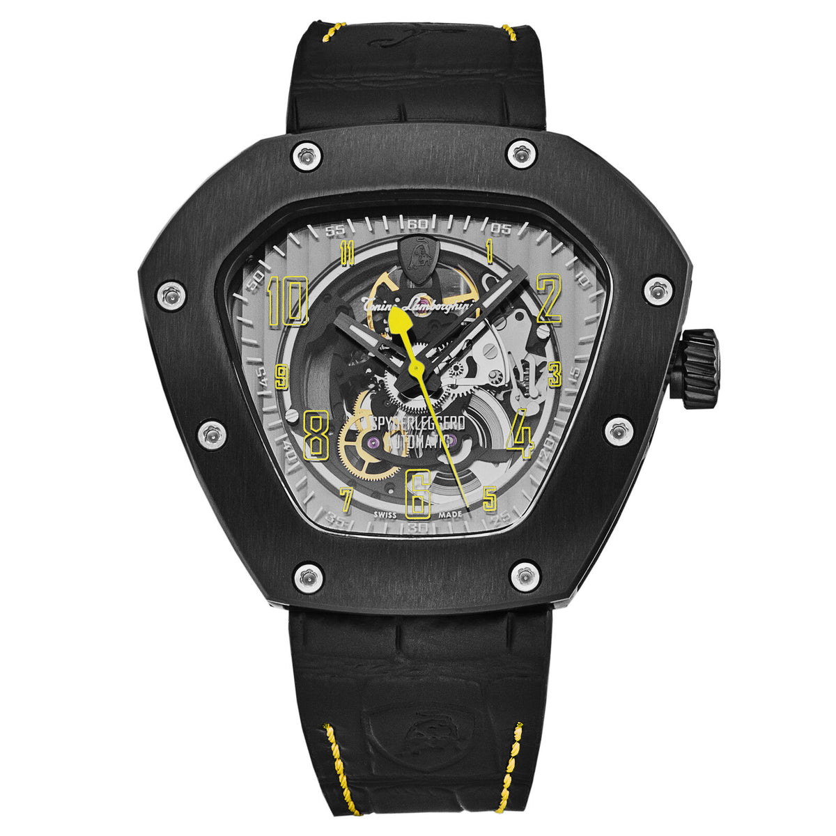 Tonino Lamborghini Men's Spyderleggero Skeleton Dial Automatic Watch TLF-T06-3