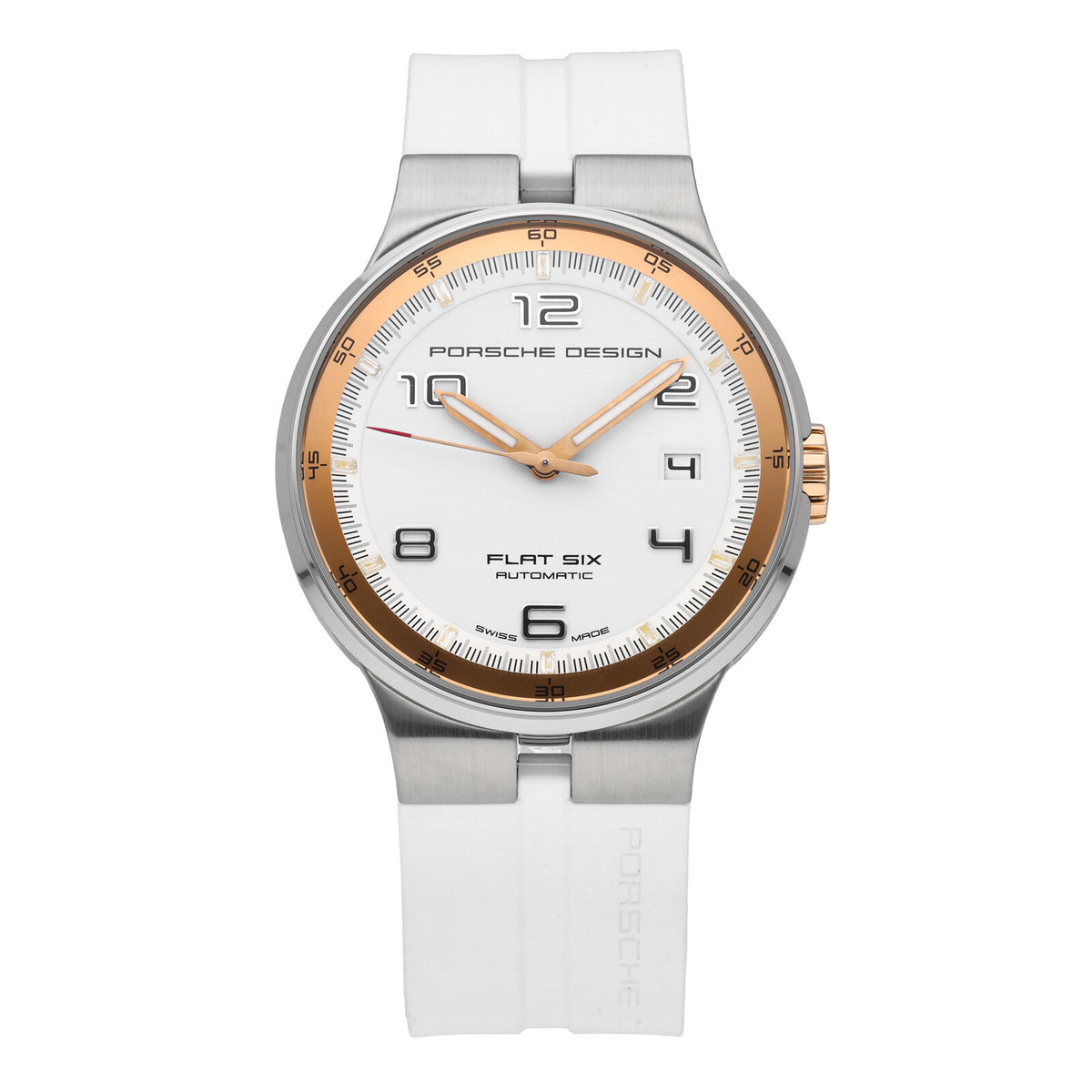 Porsche Design Flat Six White Dial 40mm Automatic Men’s Watch P.635147641256