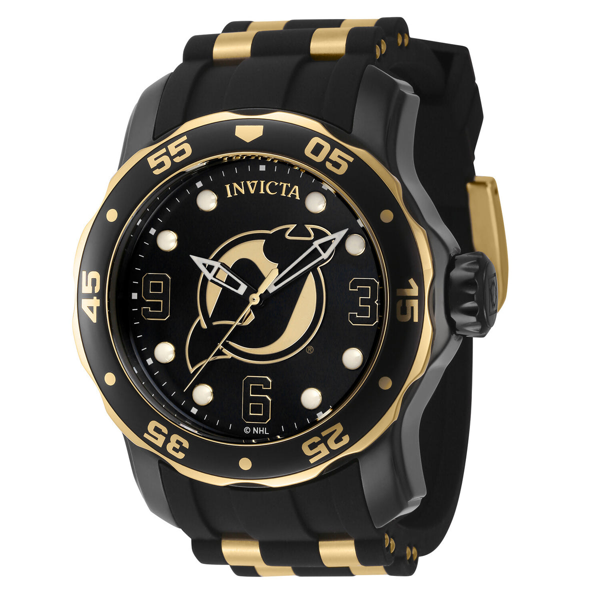 Invicta Men's NHL New Jersey Devils 48mm Quartz Watch IN-42310