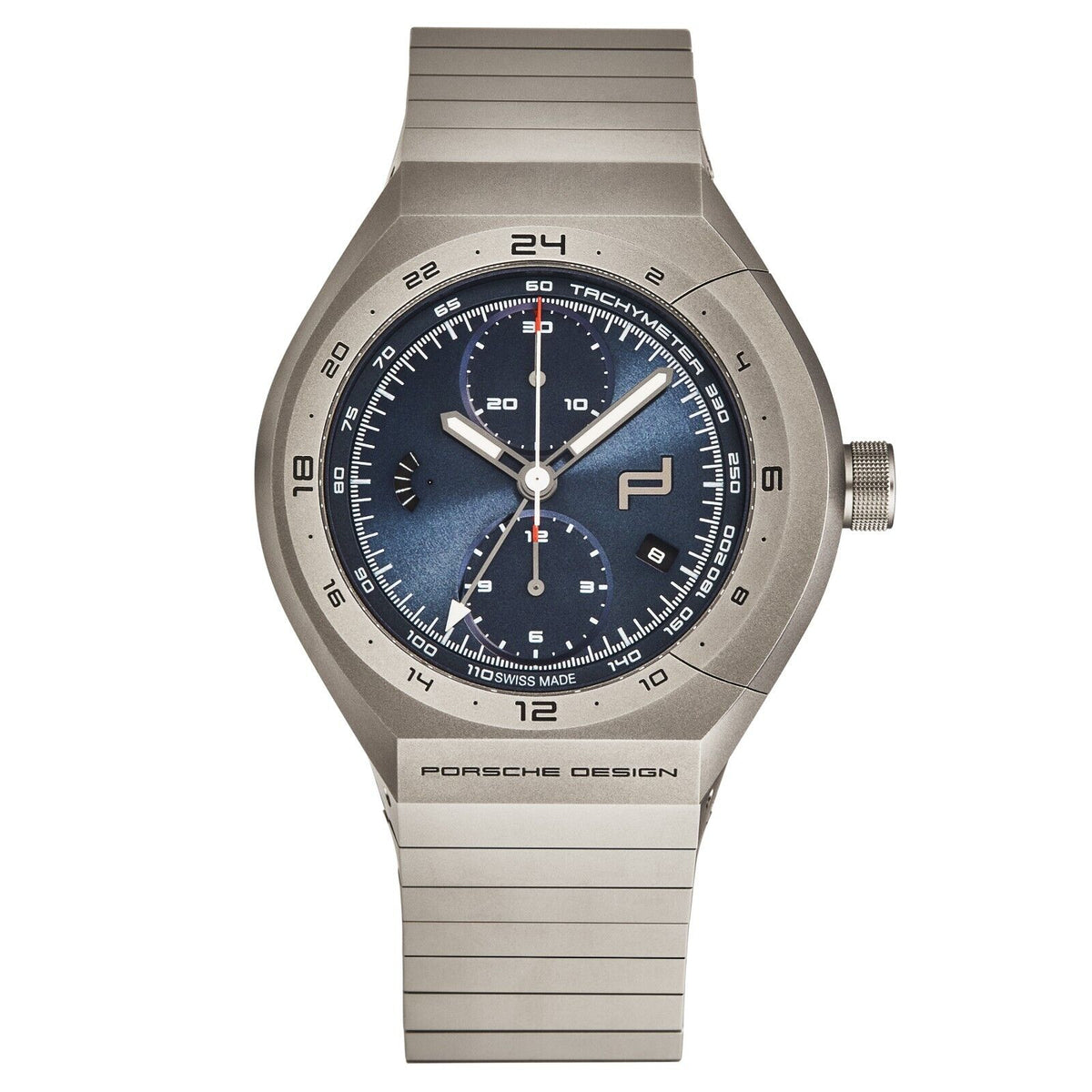 Porsche Design Men's 'Monobloc Actuator' GMT Chronograph Blue Dial 6030.6.02.003.02.5