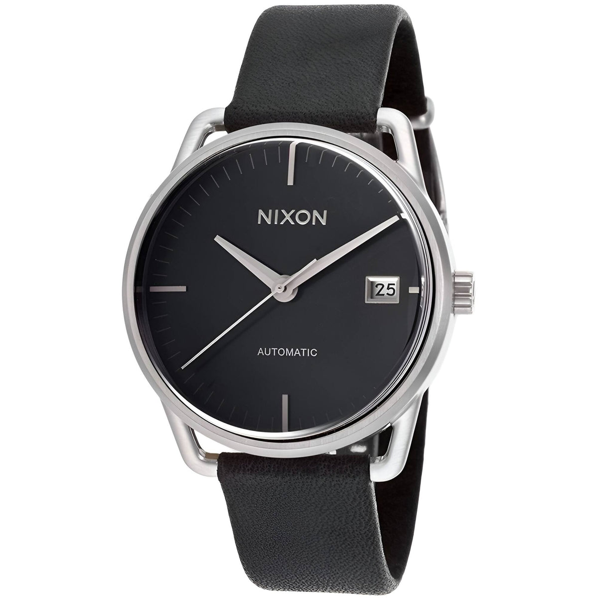 Nixon Men's Watch The Mellor Fight Control Black Leather Strap A199-000