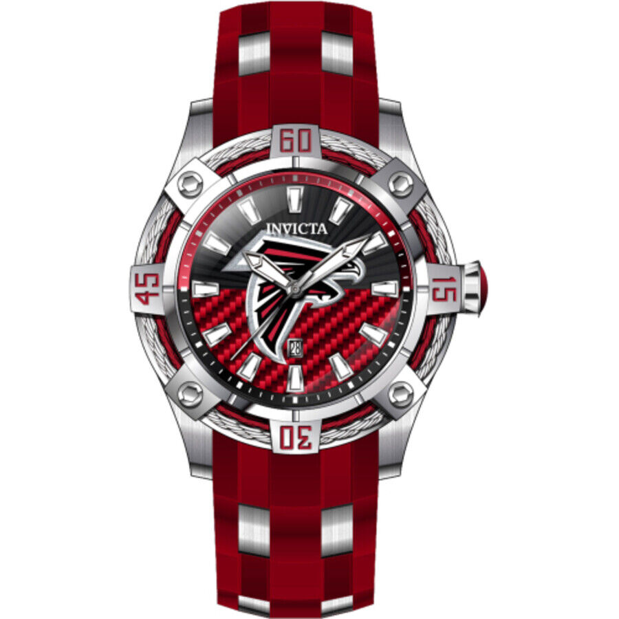 Invicta NFL Atlanta Falcons Quartz Red Dial Men's Watch 43326