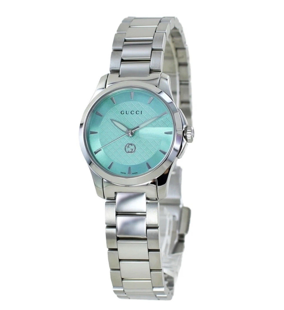 Gucci G-Timeless Women's Turquoise Blue Dial Watch - YA1265051