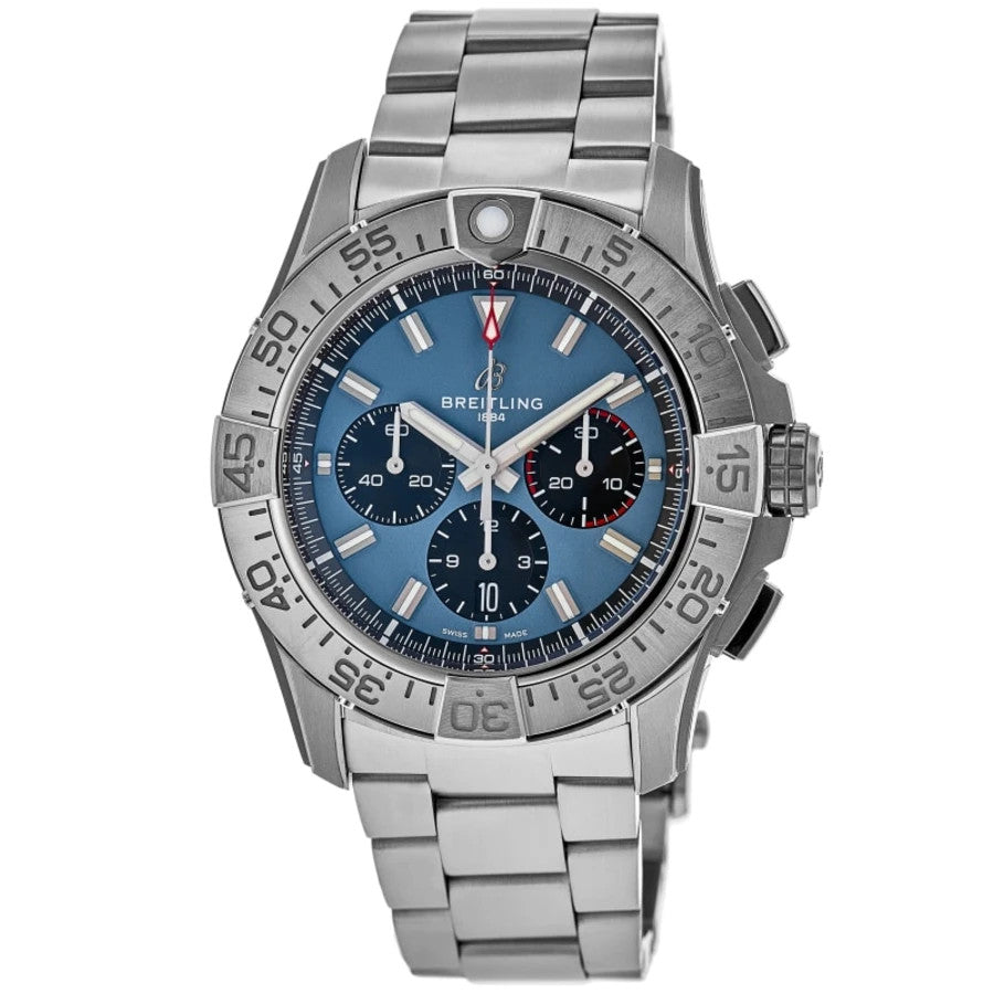 Breitling Super Avenger B01 Chronograph 46 Blue Men's Watch EB0148101C1E1