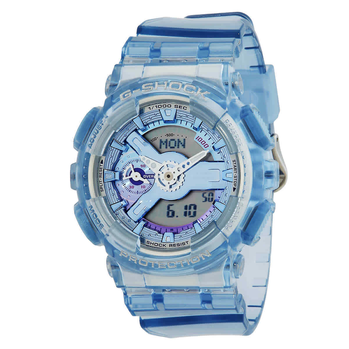 Casio G-Shock World Time Quartz Analog-Digital Ladies Watch GMA-S110VW-6A