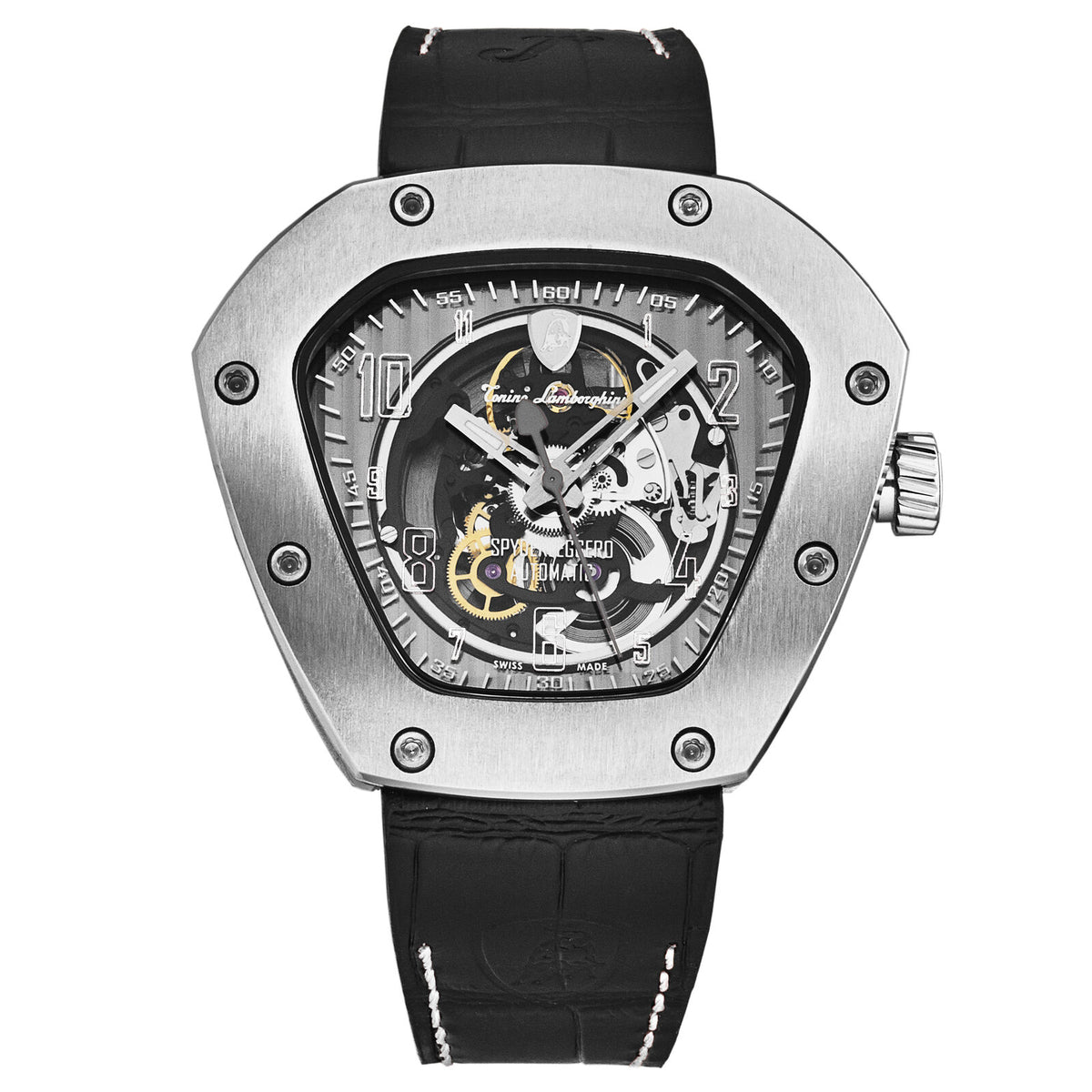 Tonino Lamborghini Men's Spyderleggero Skeleton Dial Automatic Watch TLF-T06-1