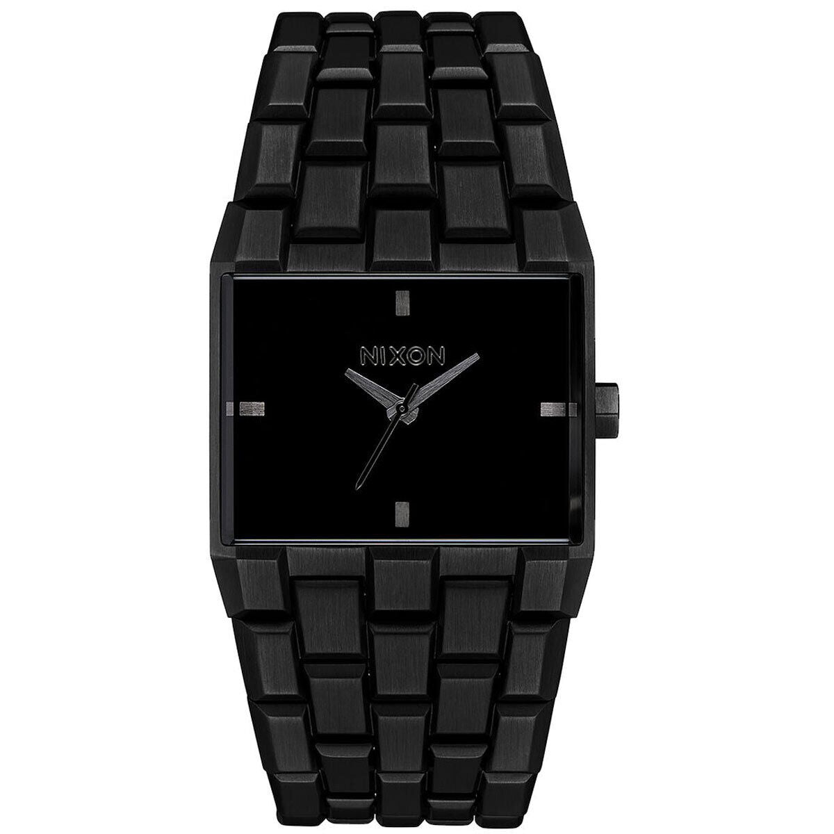 Nixon Women's Watch Ticket Quartz Black IP Stainless Steel Bracelet A1262001