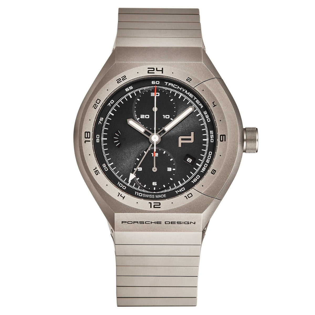 Porsche Design Men's 'Monobloc Actuator' GMT Chronograph Titanium 6030.6.02.001.02.5