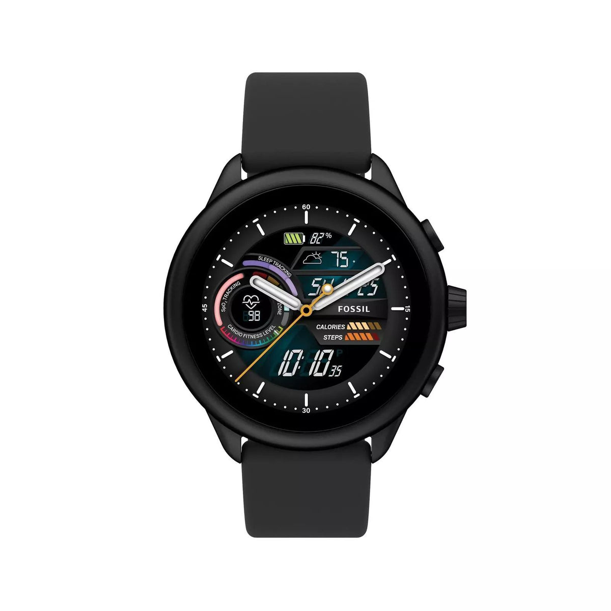 Fossil Men's Gen 6 Wellness 44mm Quartz Smartwatch FTW4069