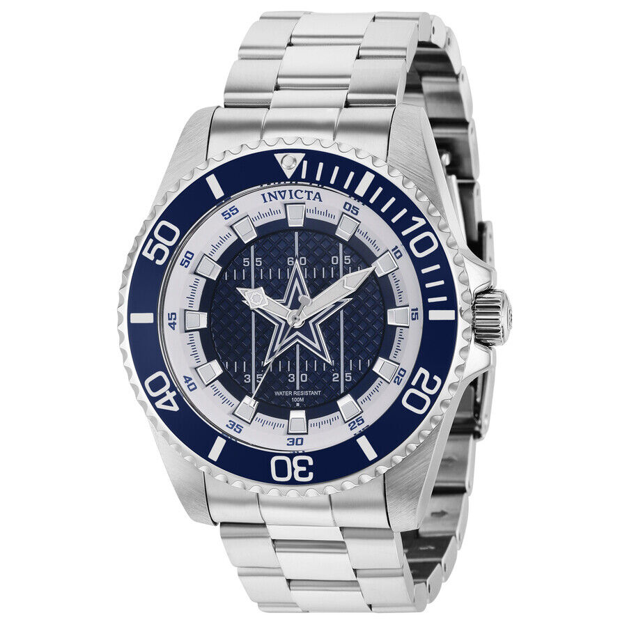 Invicta NFL Dallas Cowboys Quartz Blue Dial Men's Watch 36923