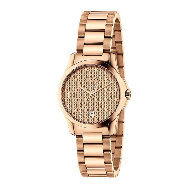 Gucci Women’s G-Timeless Gold Tone Stainless Steel Watch - YA126567