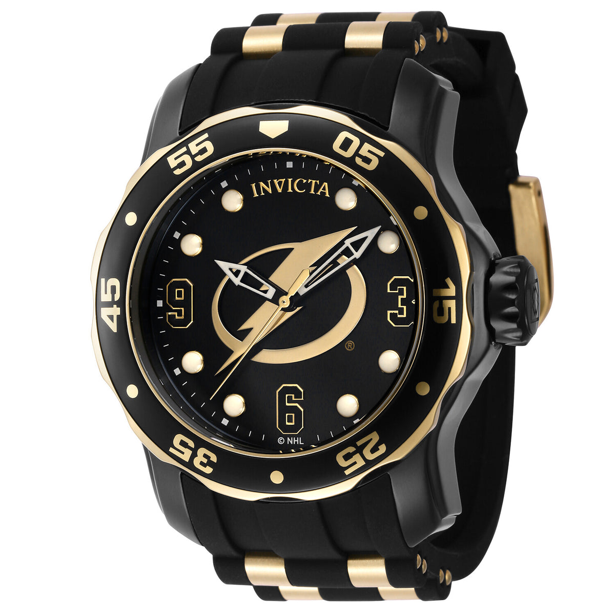 Invicta Men's NHL Tampa Bay Lightning 48mm Quartz Watch IN-42319