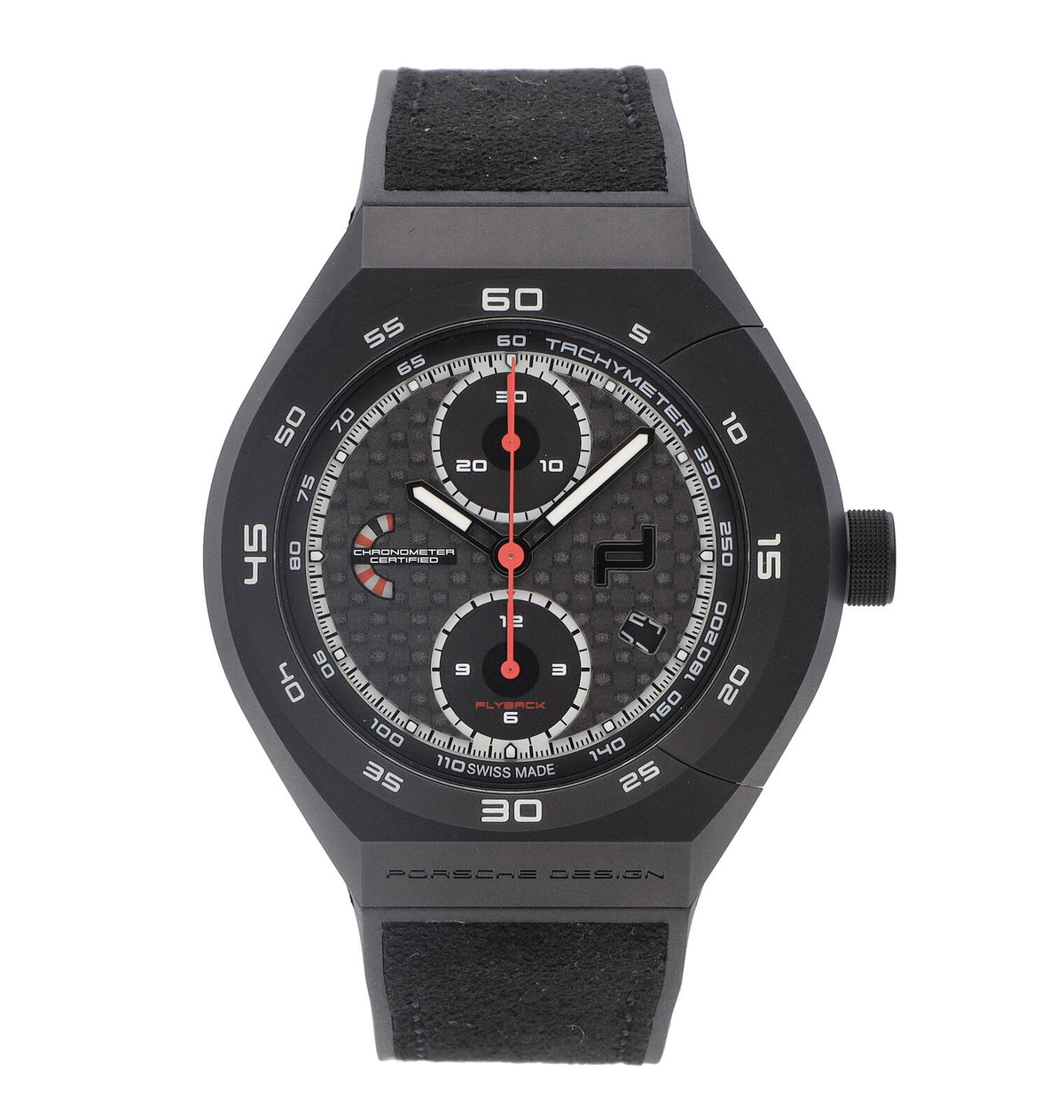 Porsche Design Monoblock Flyback Actuator 45mm Men's Watch 6033.6.01.009.06.2