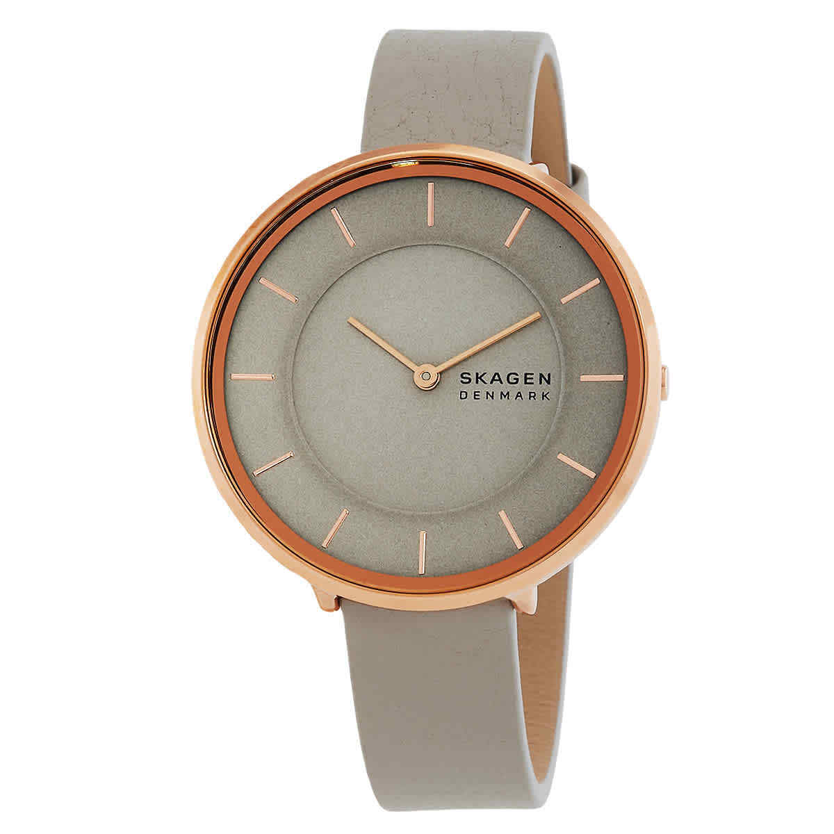 Skagen Gitte Two-Hand Quartz Greystone Dial Ladies Watch SKW3061