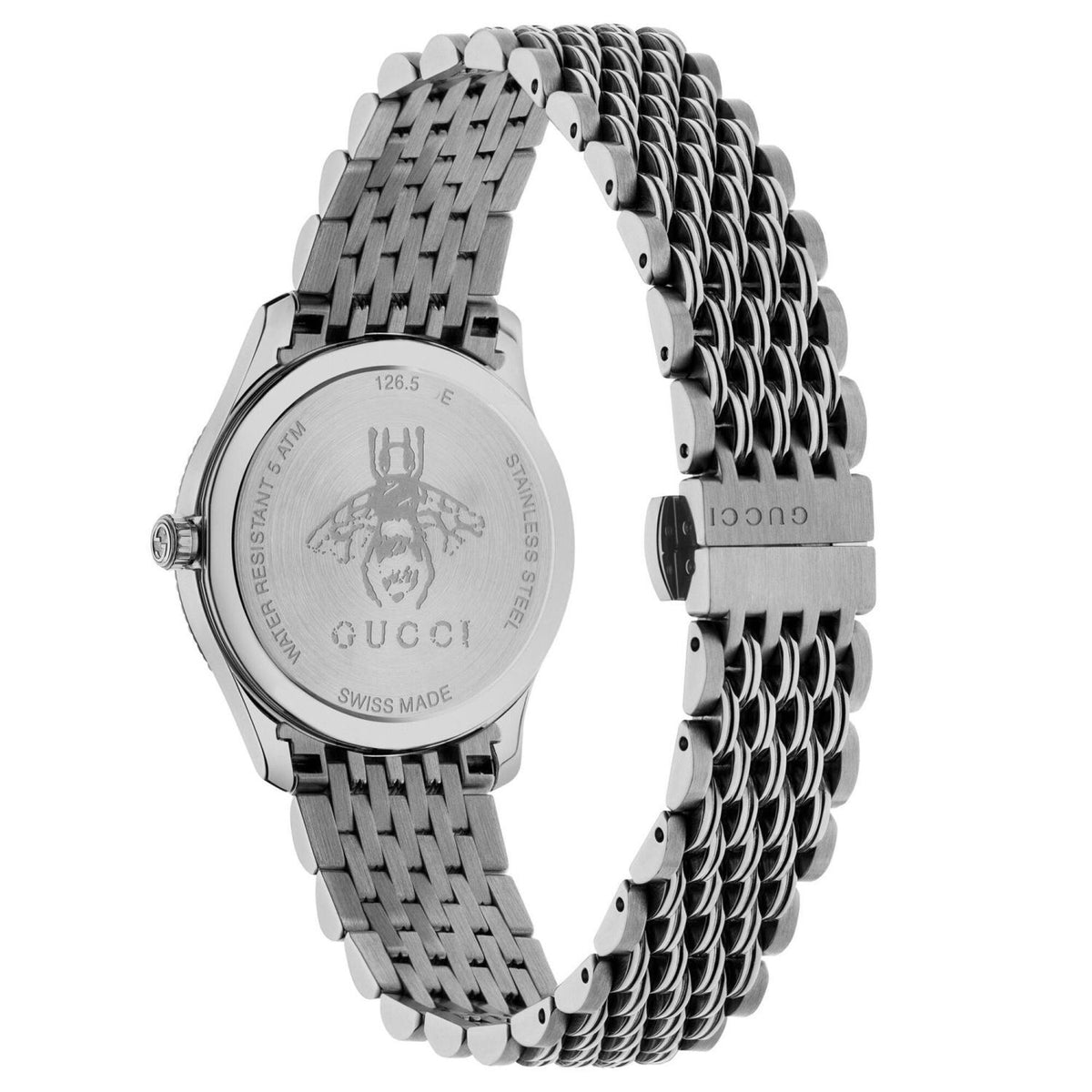 Gucci YA1265020 Women's G-Timeless Black Dial Quartz Watch