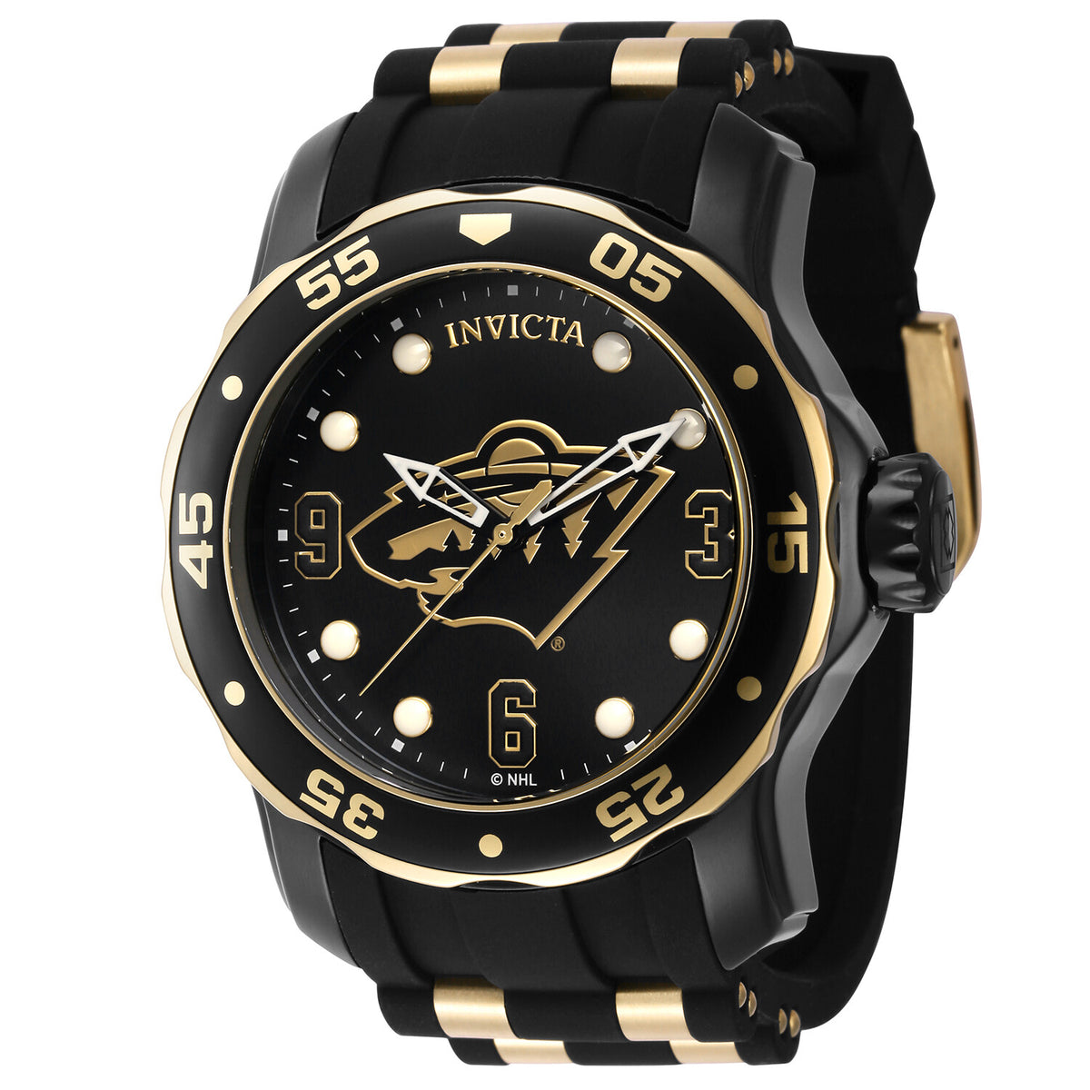 Invicta Men's NHL Minnesota Wild 48mm Quartz Watch IN-42317