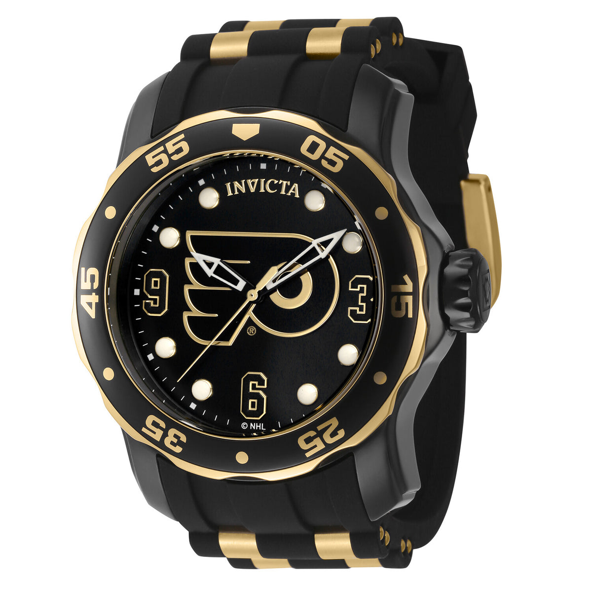 Invicta Men's NHL Philadelphia Flyers 48mm Quartz Watch IN-42308