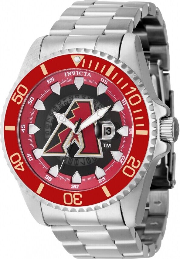 Invicta 43454 MLB 47MM Men's MLB Arizona Diamondbacks Stainless Steel Watch