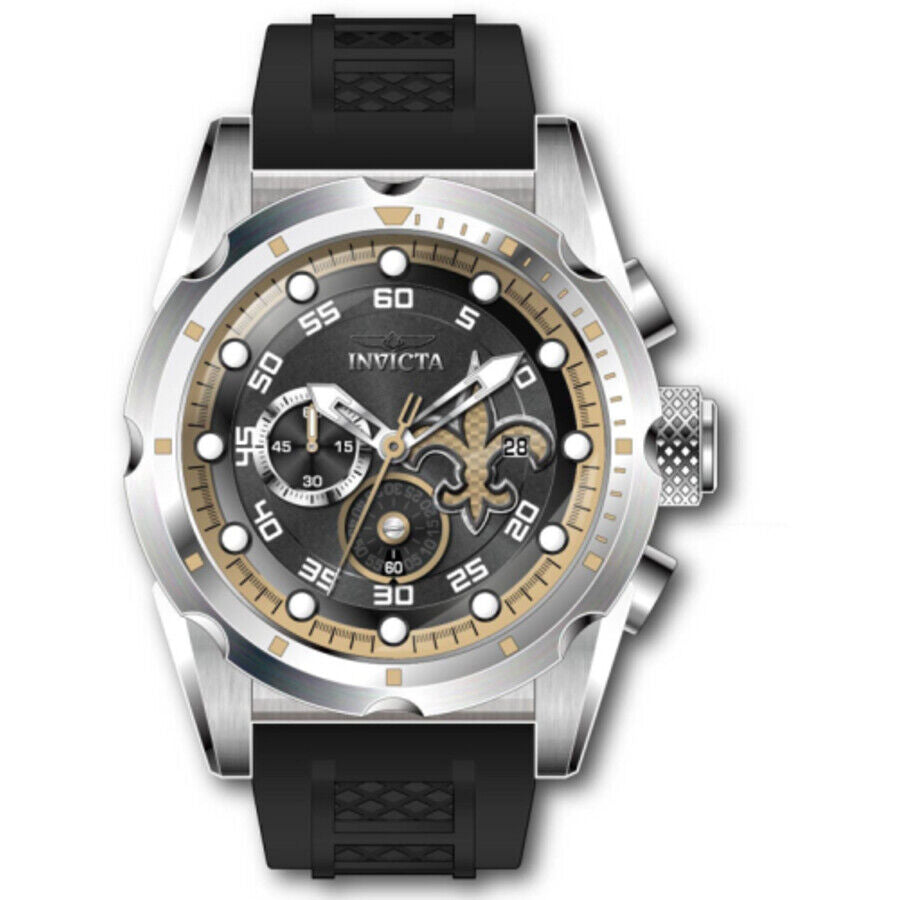 Invicta NFL New Orleans Saints Chronograph Quartz Men's Watch 45543