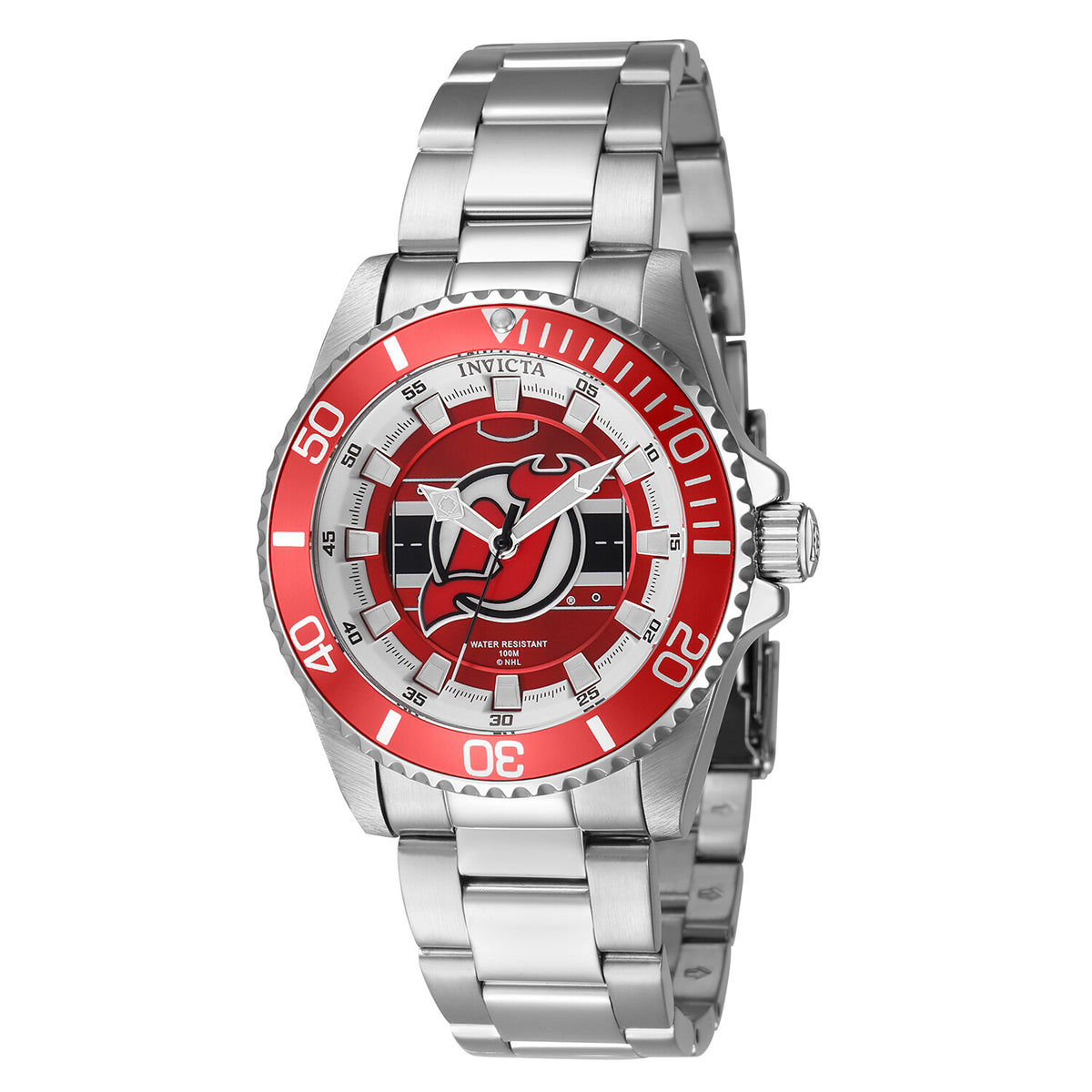 Invicta Women's NHL New Jersey Devils 38mm Quartz Watch IN-42221
