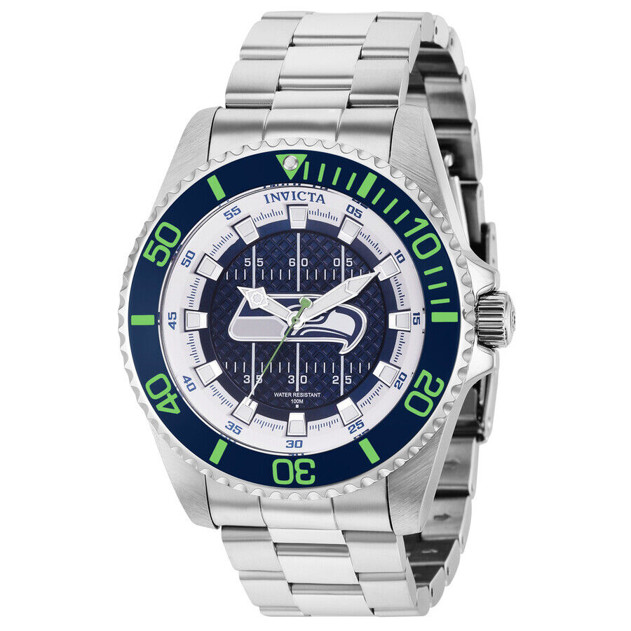 Invicta NFL Seattle Seahawks Quartz Blue Dial Men's Watch 36927