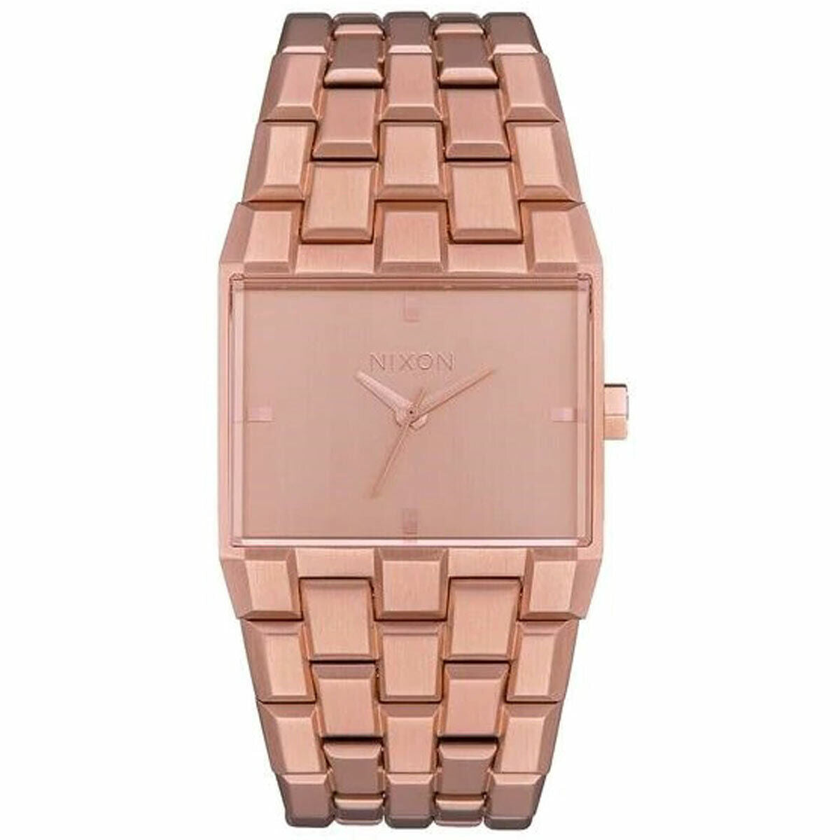 Nixon Women's Watch Ticket Japanese Quartz Rose Gold Tone Dial Bracelet A1262897