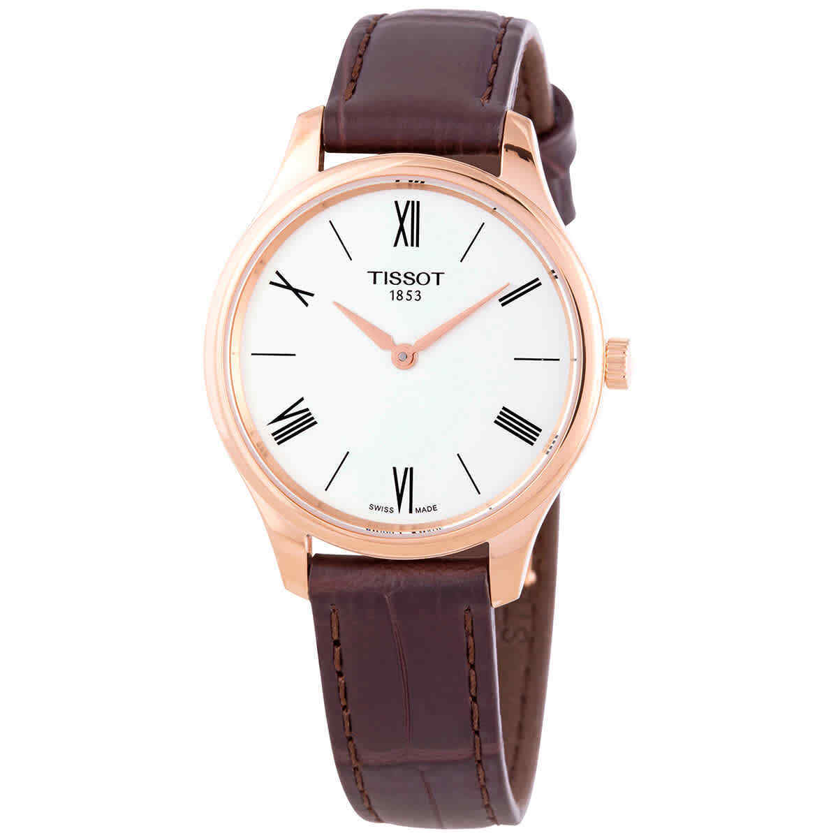 Tissot Tradition 5.5 Quartz White Dial Ladies Watch T063.209.36.038.00