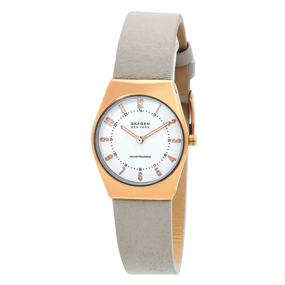 Skagen Grenen Lille Solar Powered White Dial Ladies Watch SKW3079